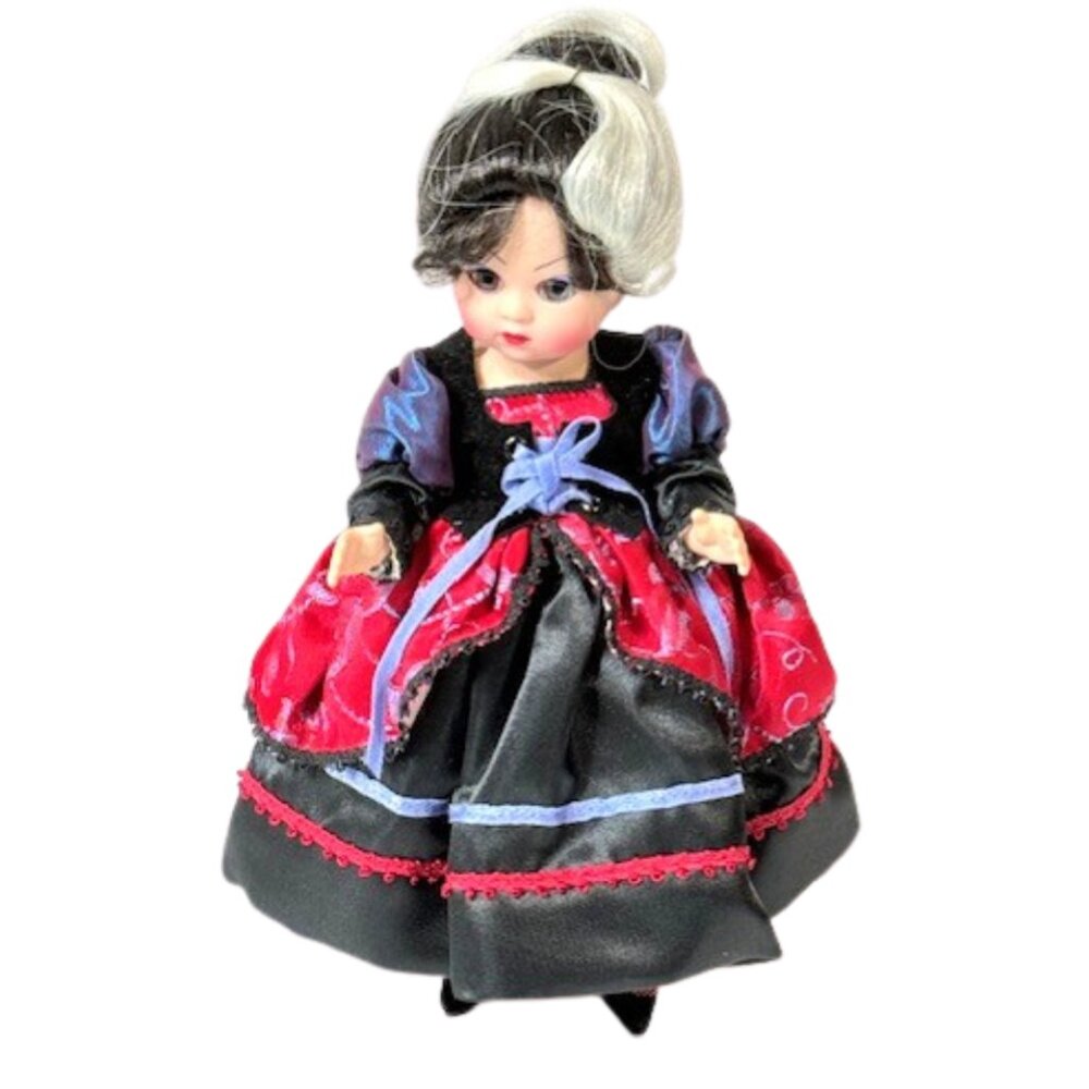Rare Madame Alexander restrung 8" Cinderella's Wicked Stepmother doll with stand